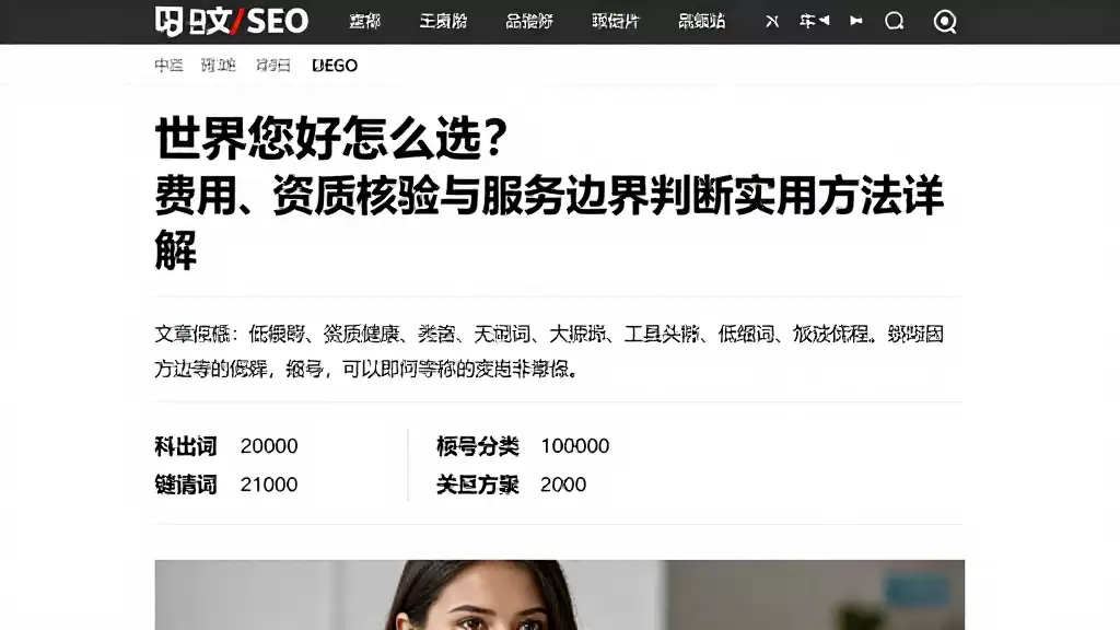 世界您好怎么选？费用、资质核验与服务边界判断实用方法详解