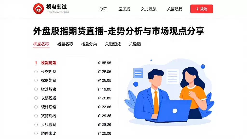 外盘股指期货直播_走势分析与市场观点分享