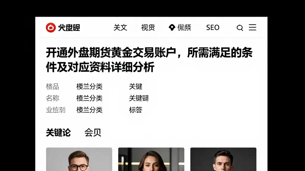 开通外盘期货黄金交易账户，所需满足的条件及对应资料详细分析