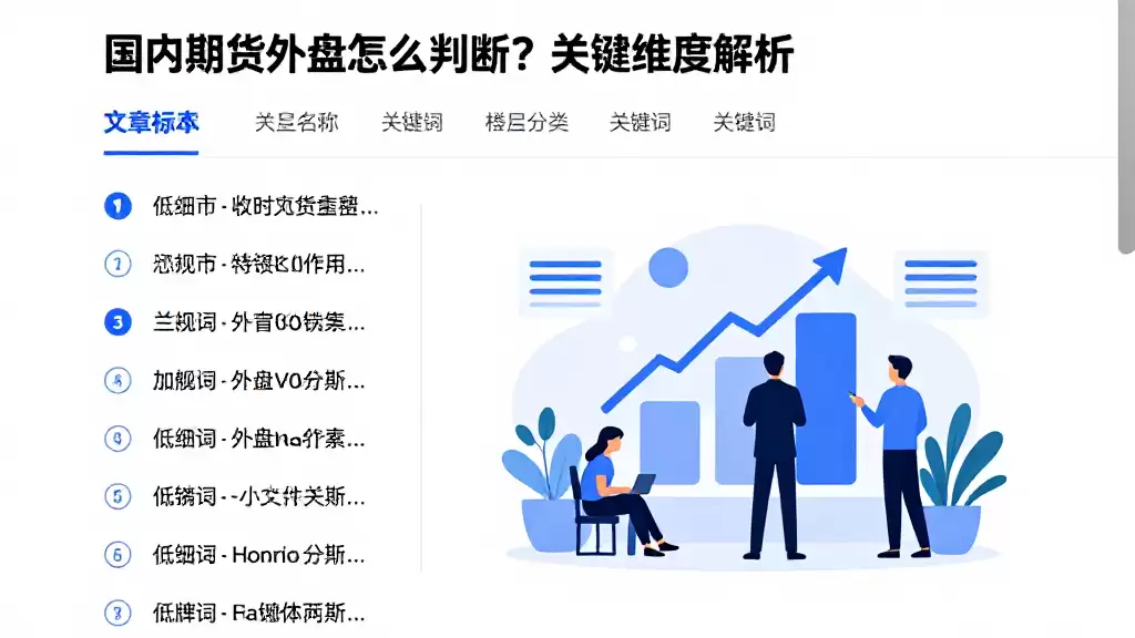 国内期货外盘怎么判断？关键维度解析