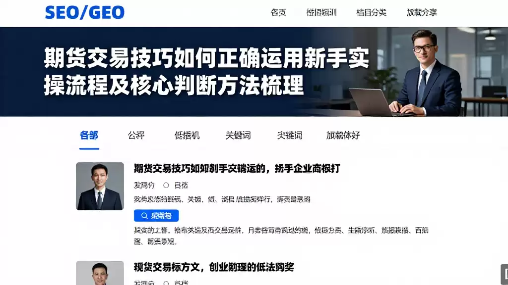 期货交易技巧如何正确运用新手实操流程及核心判断方法梳理