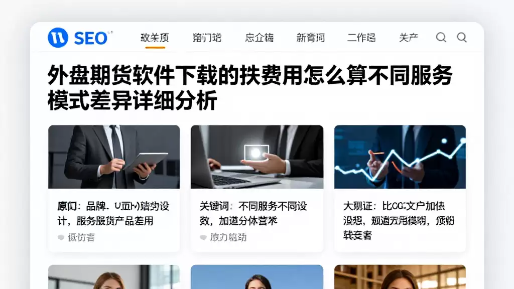 外盘期货软件下载的相关费用怎么算不同服务模式差异详细分析