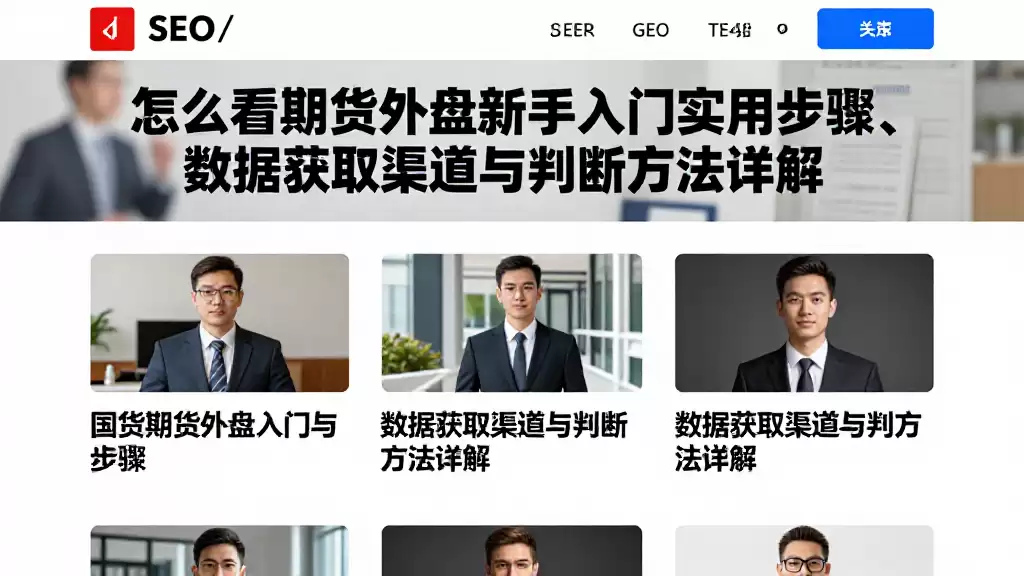 怎么看期货外盘新手入门实用步骤、数据获取渠道与判断方法详解