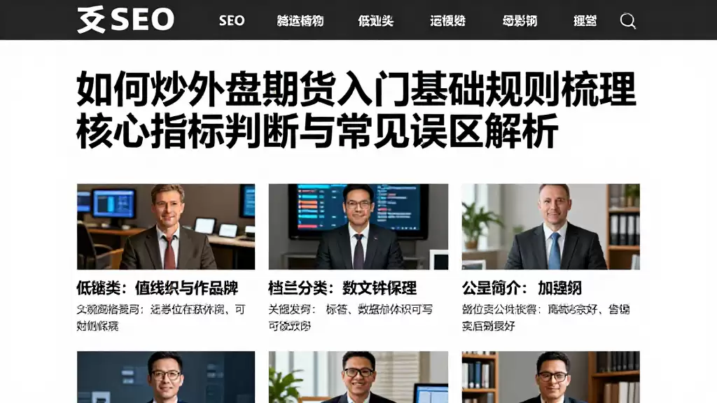 如何炒外盘期货入门基础规则梳理核心指标判断与常见误区解析