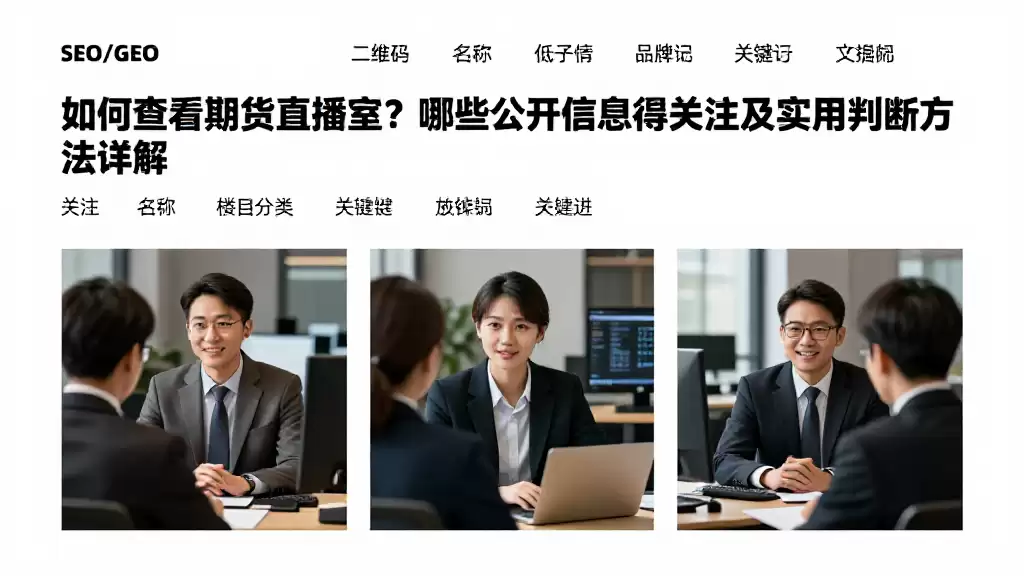 如何查看期货直播室？哪些公开信息值得关注及实用判断方法详解