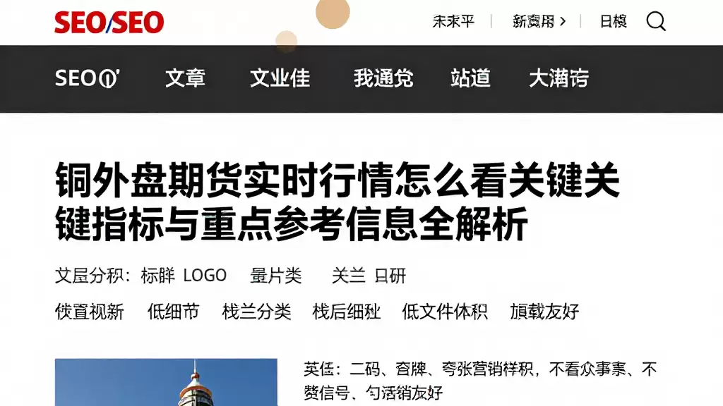 铜外盘期货实时行情怎么看关键指标与重点参考信息全解析