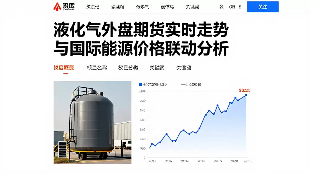 液化气外盘期货实时走势与国际能源价格联动分析