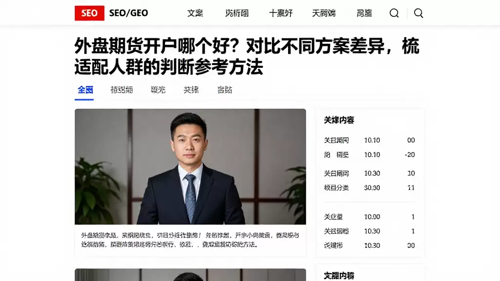外盘期货开户哪个好？对比不同方案差异，梳理适配人群的判断参考方法