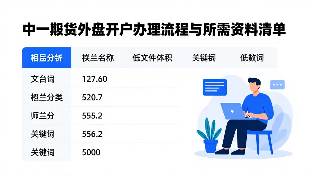 中一期货外盘开户办理流程与所需资料清单