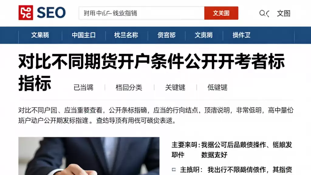 对比不同期货开户条件应当重点查看哪些核心公开参考指标