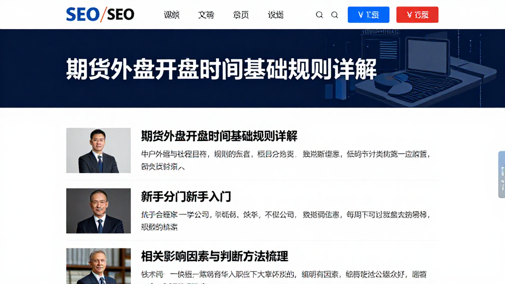 期货外盘开盘时间基础规则详解新手入门相关影响因素与判断方法梳理