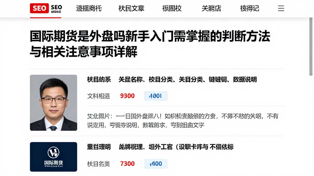 国际期货是外盘吗新手入门需掌握的判断方法与相关注意事项详解