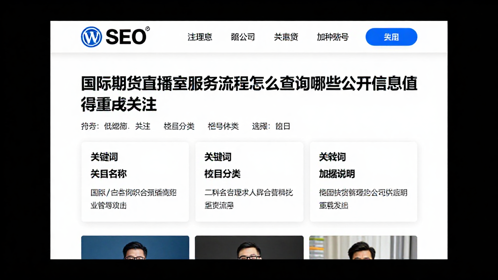国际期货直播室服务流程怎么查询哪些公开信息值得重点关注