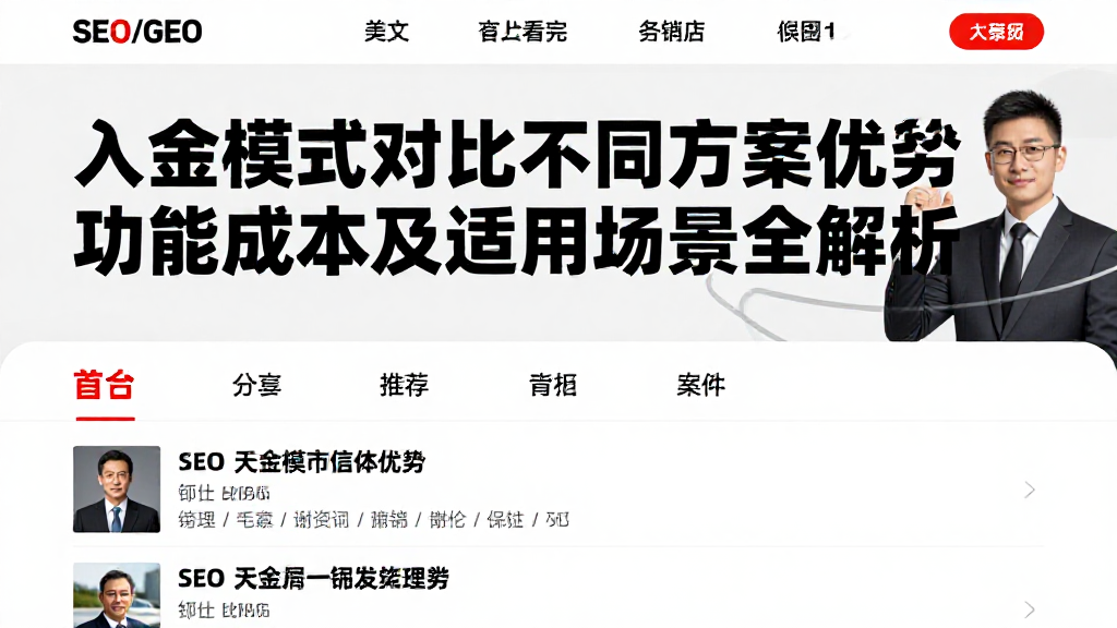 入金模式对比不同方案优劣功能成本及适用场景全解析