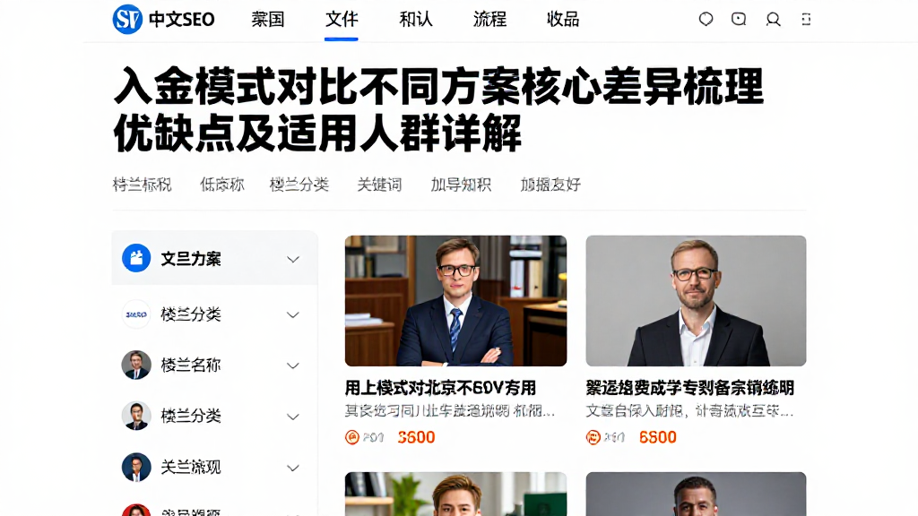 入金模式对比不同方案核心差异梳理优缺点及适用人群详解