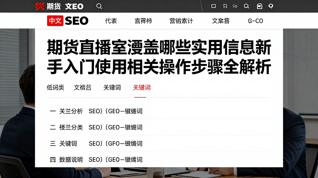 期货直播室涵盖哪些实用信息新手入门使用相关操作步骤全解析